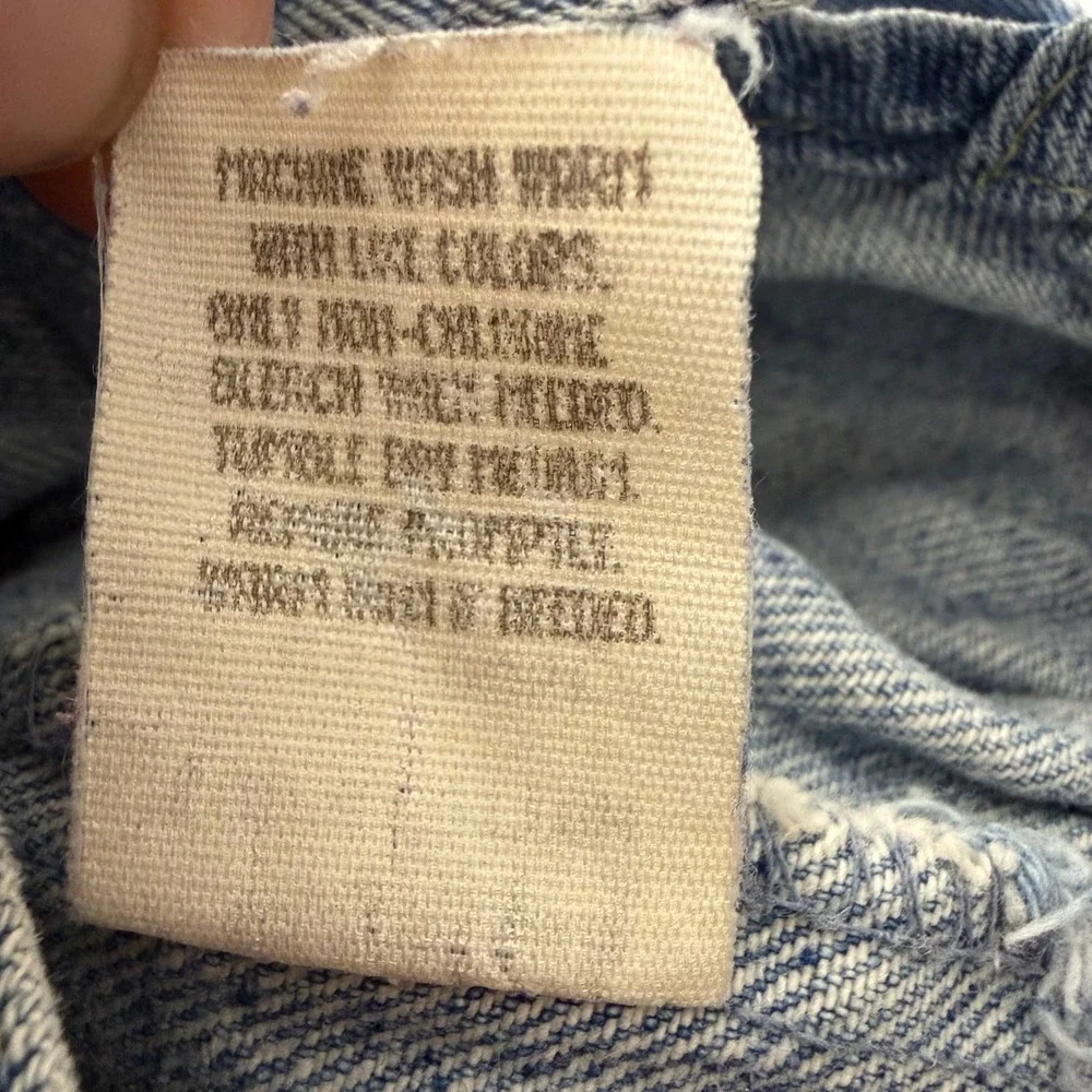 VTG OshKosh B'Gosh Baby BGosh 24 Months Denim Girls Vestbak Overalls Light Wash